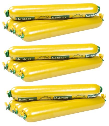 Schecker Hundewurst - Meadowfield Hot Dogs for Dogs® The Original mit 61% Huhn - Echte Knackwürstchen