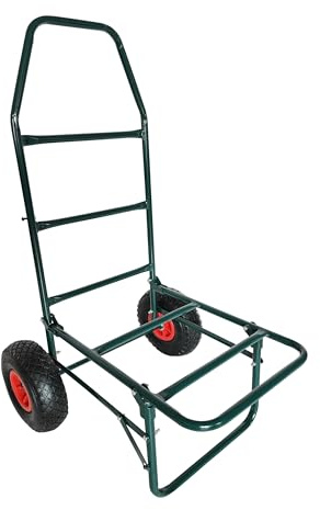 Relaxdays Carrello da Trasporto, Pieghevole, HBT: 102x50x37 cm, Ruote pneumatiche, Fino a 80 kg