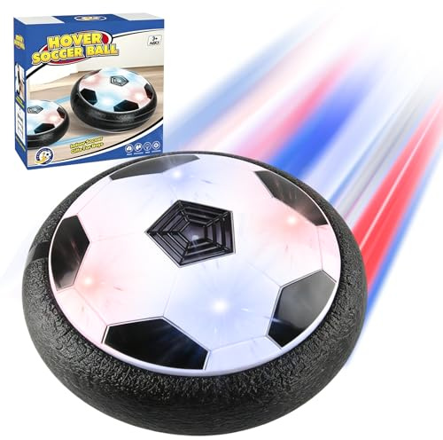 Balon Futbol Flotante, Balón de fútbol Air Power con Luces LED y Música