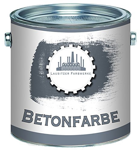 Lausitzer Farbwerke Pintura para hormigón tradicional, para superficies minerales (piedra, muro, hormigón, fachadas, yeso, cemento, etc.) Selección de colores. Para pintar y sellar.