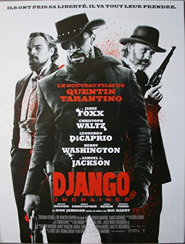 Django Unchained - Poster cinematografico originale, formato 53 x 40 cm, motivo: Quentin Tarantino