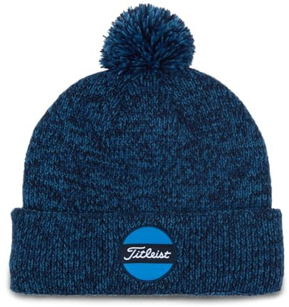Titleist Boardwalk Pom Pom Beanie, Heather/Navy