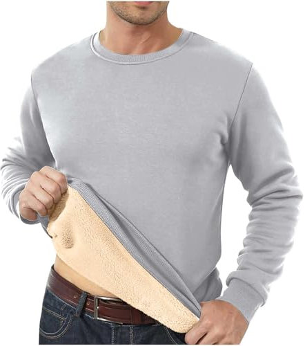 Trainingsanzug Blau Trainingsanzug Schwarz Trainingsanzug 2024 Geschenk Herren Rundhals Hoodie für Frühling Herbst und Winter Einfacher Stil Top Trendy Loose Fit Mit Dickem Samt Langarm Hoodie Ohne