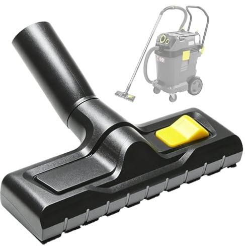 Boquilla de Suelo, Compatible con Kärcher WD3, WD4, WD5, WD6, Cepillo Universal para Suelo, Ideal para la Superficie del Piso, Repuesto para Aspiradora, para Aspiradoras en Seco y Húmedo