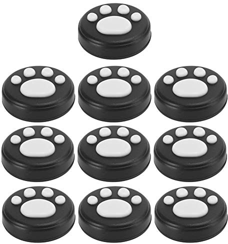 HUSHUI Cat Joystick Rocker Cap, Mjuka Silikongrepp, Förbättra Kontrollen för och Lite, Unikt Cat -mönster, 10-pack (#3)