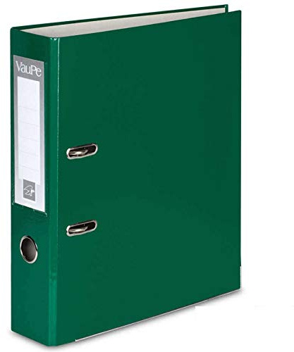 OFFICE Centre 10 Green A4 Large 75mm Lever Arch Files Folders Metal Edge Stat
