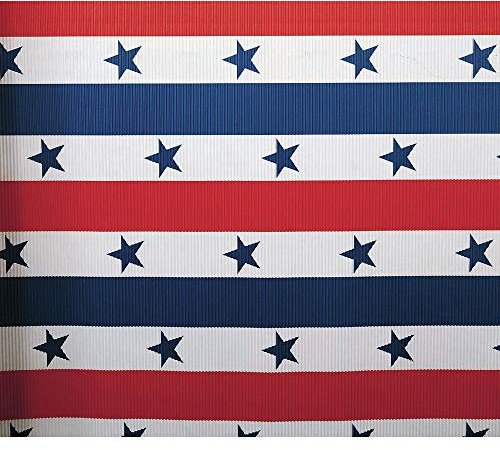 Patriotic Corrugated Wrap, 15683