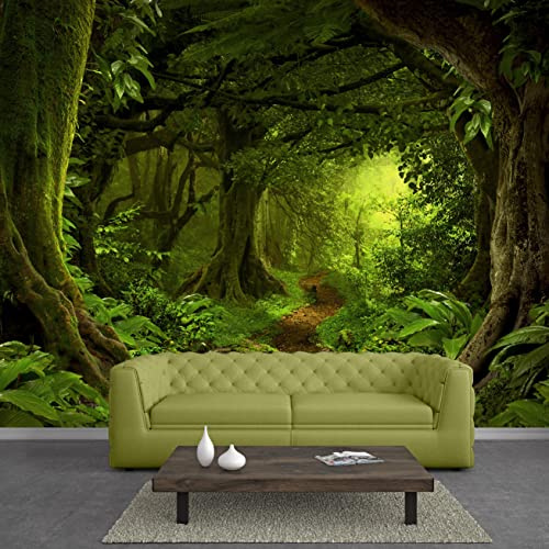 Bormia Fantasy Forest Wall Mural 151x105 Large Photo Wallpaper Landscape Wall Decal for Livingroom Bedroom (Paste Not Included)