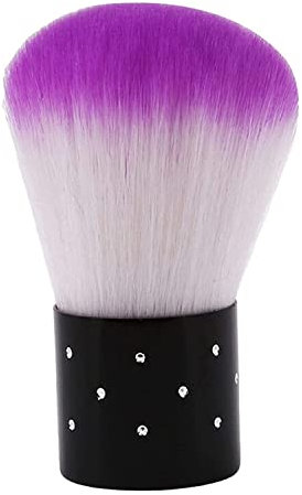 Générique Brosses Douces colorées Nail Arts Brosse de Nettoyage de la poussière pour Le Maquillage ou Les Ongles