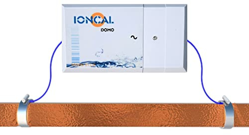 IONCAL Descalcificador electrónico, ecológico y sin sal para el hogar | Elimine los problemas de cal y ahorre un 60% | Sin mantenimiento | Protege tuberías y electrodomésticos | Garantía 10 años
