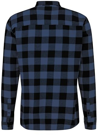 QS Regular fit: flannel shirt with Kent collar, 62N0_Pastel Turquoise, X-Large