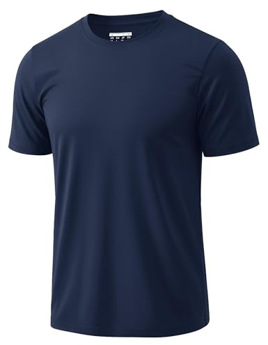 MAGCOMSEN Men's UPF 50+ Sun Protection UV T-Shirts Quick Dry Gym Sports Top | UPF 50+ Sun Tee Shirts, Sports Gym Tops, Summer Quick Dry Lightweight Top, Swimming, Running, Workout, Fishing, Walking