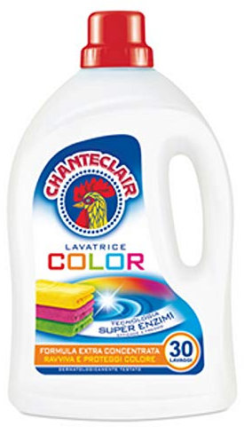 CHANTECLAIR Flüssigwaschmittel Waschmaschine Farbe 30 Waschgänge 1500 ml