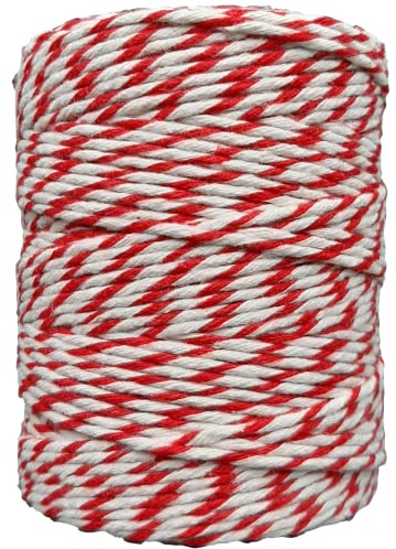 Küchengarn 250g | Lebensmittelechte Baumwollschnur 2 mm | Metzgergarn zum Binden von Fleisch, Braten und Geflügel | Kochgarn, Bindfaden für Küche, Grillen, Backen und DIY