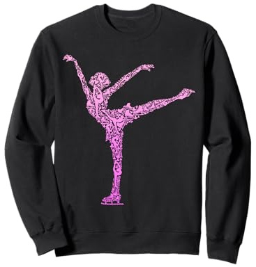 Patinage Sur Glace Patineur Artistique Filles Femmes Sweatshirt