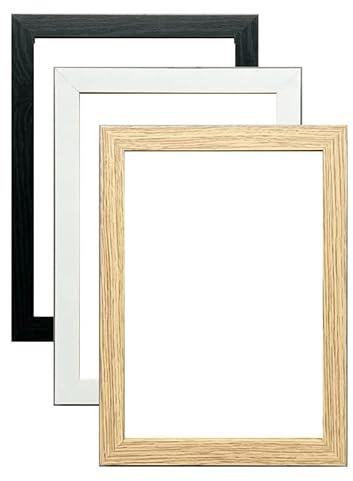 24x30cm Black Picture frame. 24mm Thin Wall Hanging & Tabletop Photo frames for Home/Wall Décor