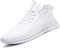 FUJEAK Women's Trainers, Sports Shoes, Lightweight Fashioh Trainers, Shoes, Road Running Shoes, Running Shoes, Walking Shoes weiß EU 40