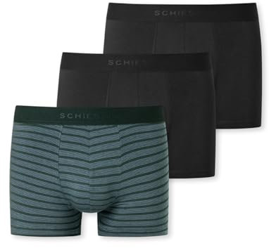 Schiesser Herren 3 Pack Boxershorts Bio Baumwolle Multipack - 95/5 Organic, Sortiert 5_180199, 9