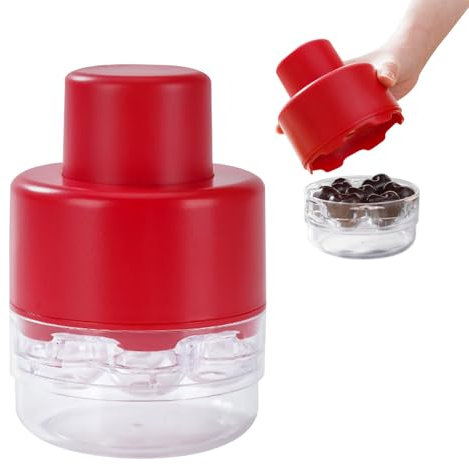 Dénoyauteur de Cerises, Dénoyauteur de Cerises Manuel, Dissolvant Pierre Cerise Portable Retrait Graines Pression avec 7 Trous Individuels pour Enlever les Noyaux de Cerises