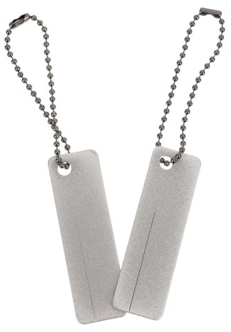 OSALADI Piedra De Afilar De Diamante Portátil Para Cuchillos Y Herramientas Al Aire Libre 2 Piezas Mini Afilador Profesional Compacto