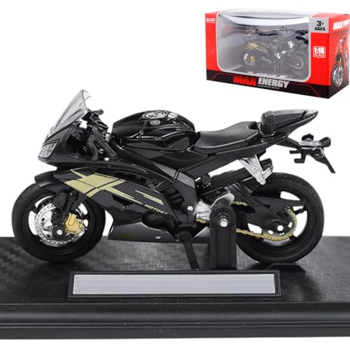 SZJFYMQ Moto Juguete,Motocicleta Aleación,Mini Maqueta Moto,Negro Modelo De Motocicleta De SimulacióN,para para NiñOs Y NiñAs Regalo De Fiesta De CumpleañOs