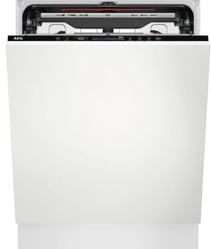 AEG 7000 Series Fully Integrated Standard Dishwasher - Black with Sliding Door Fixing Kit - B Rated