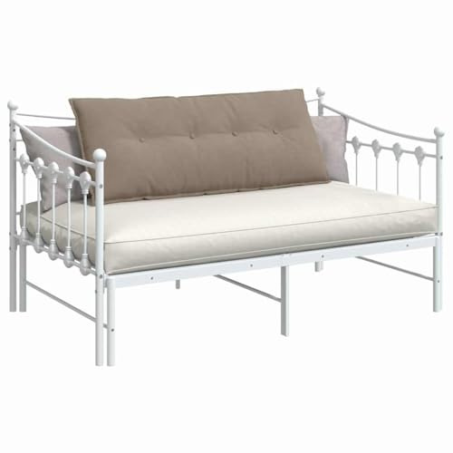 vidaXL Coussin de Dos Taupe 120 x 50 cm Tissu en Microfibre, Salon, Coussin Contemporain, Oreiller rectangulaire, Housses Amovibles, Confort Indoor, relaxez-Vous Bien