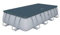 Telo Copertura Copri Piscina Rettangolare in PVC Pesante Rinforzato per Piscine rettangolari bestway Misura 732 x 366 x 132 Cm