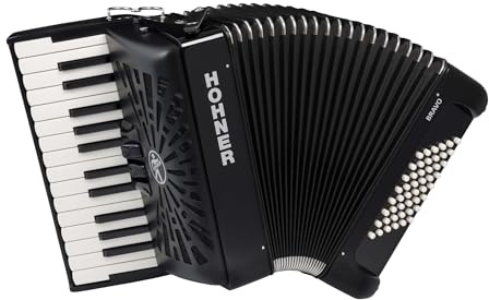 HOHNER BRAVO II 48 NEGRO A16522 SILENTKEY