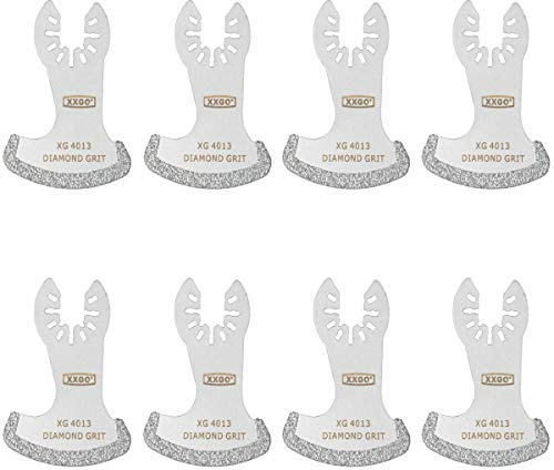 XXGO 8 Pcs Oscillating Multi Tool Diamond Segment Swing Grit Grout Blades XG8001S