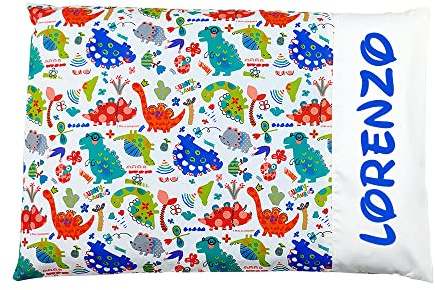 Funda personalizada con nombre para cojín de cuna de niño, 40 x 60 cm, idea de regalo