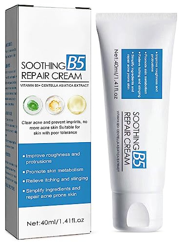 Repair Face Cream,Smoothing Day Cream,Anti Redness Moisturiser Cream,Firming Face Creams For Sensitive Skin,Face Moisturizer For Women & Men,Vitamin B5 Cream For Acne, Repair Damage Skin