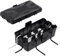RISEMART extra große kabelbox (26.1 * 15 * 9.4cm), IP54 wasserdicht ，6 Kabeleingänge und -ausgänge Outdoor kabel safe box, Timer-Steckdose, Polypropylen, (schwarz)