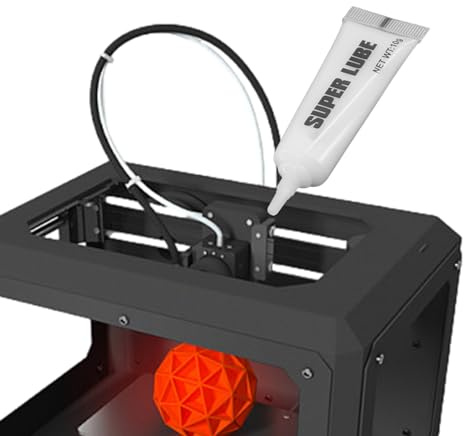 Olio Di Lubrificazione Per Parti Di Stampa 3D, Grasso Lubrificante Con Un Buon Effetto Di Lubrificazione Per Ridurre I Rumori, Prevenzione Della Ruggine, Manutenzione Delle Stampanti | Grasso Di Stamp