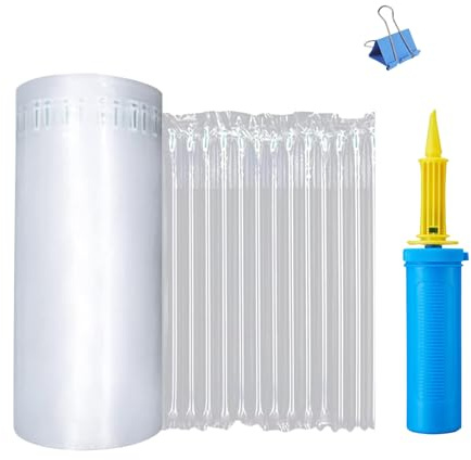 Rouleau de papier bulle gonflable pour déménagement, expédition, fournitures de rembourrage avec pompe gratuite (30 cm x 50 m)