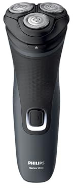 Philips Series 1000 Dry Men's Electric Shaver with PowerCut Blades, Blue Malibu