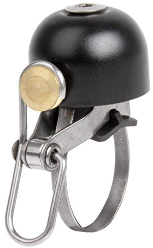 Fahrradklingel, Ø 30mm, 85dB laut, Kupfer, für E-Bikes, Bella CYELL von M-Wave, Schwarz