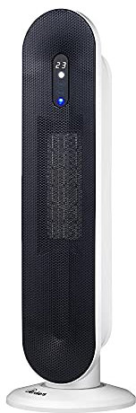 ARDES | AR4P16 TATANKA Termoventilatore Ceramico Oscillante 2000W, Termoventilatore Ceramica con Pannello Comandi e Telecomando, Termoventilatore Silenzioso Oscillante Livelli Eco e comfort