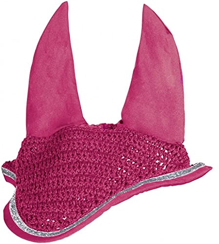 HKM Bonnet Anti-Mouches Romy Rose pour Demi-Sang