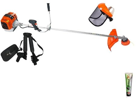 SAKAWA Desbrozadora Gasolina 48cc Barra Fija 28mm + Careta + Aceite 125ml