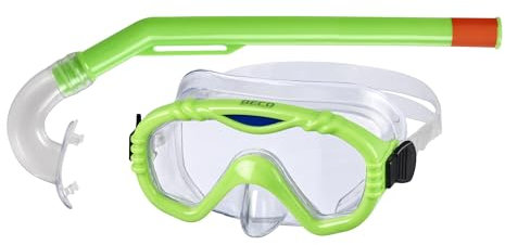 BECO-SEALIFE BECO SEALIFE Kinder Schnorchel-Set Tauchermaske Taucherbrille 4+ (grün)