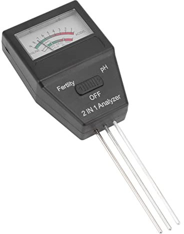 Soil Moisture Meter, 2 in Soil PH Tester, PH Meter Tester 1 Portable Fertility with 3 Probes Test Kit for Garden Home