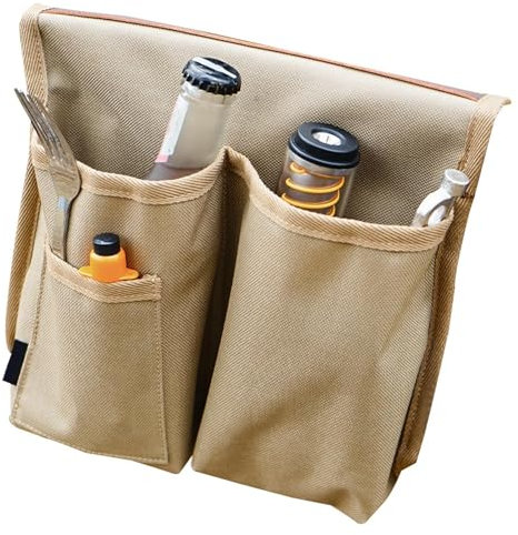 Organizzatore per poltrona, borsa laterale per sedia a rotelle, tasca portatile multi-tasca per sedia da spiaggia | Borsa portaoggetti sospesa per sedia multifunzionale, borsa portaoggetti per sedie