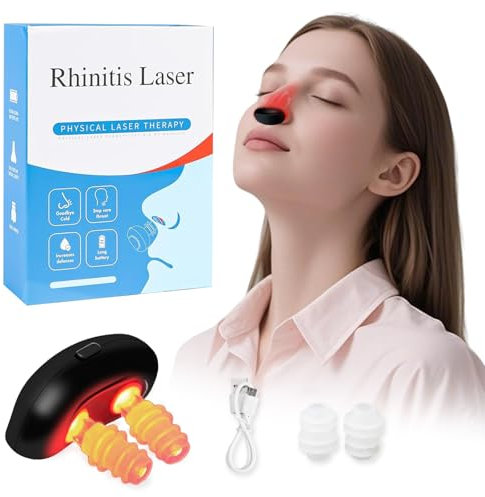 Rotlicht-Nasentherapiegerät, Rotlichttherapiegerät, tragbares Infrarot-Lichttherapie-Instrument, Rotlicht-Nasentherapie für Nasen-Nasenreinigungsgerät (1)