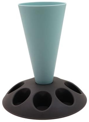 Asyduey Support de Poche à Douille avec 8 Douilles à Fentes, Support de Poche à Douille en Plastique pour Kit de Décoration de Gâteaux D