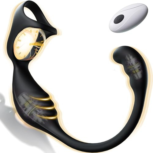Jouets sexuels pour hommes, masseur de prostate télécommandé avec anneau pénien vibrant, 10 vibrations intenses, vibromasseur anal pour hommes, jouets anaux pour adultes