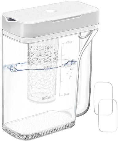 B0F52MXMise à niveau DA97-17395A Ensemble de pichet à eau pour réfrigérateur compatible avec le pichet à eau Samsung pour porte de réfrigérateur RF23M8070SR RF23M8090SG RF23M8590SR Pièces de