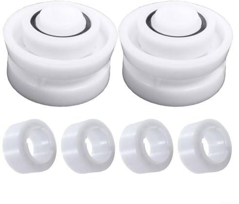Desiumite Kit de guía de rodamiento de rodillos de repuesto para limpiadores de piscina Hayward-TigerShark, compatible con RCX26000/RCX26001 para modelos QC Plus serie 500 (6 piezas)