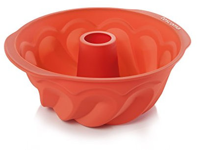 Tescoma 629412 Delicia SiliconPrime Stampo Ciambella Alto ∅ 24 cm, Rosso
