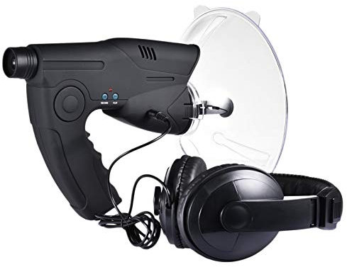 basisago Microphone parabolique Bionique Oreille Monoculaire X8 Bionique Oreille Longue Portée Oiseaux Télescope d'écoute Oiseaux Télescope d'écoute pour Scientifique Nature Explorateur